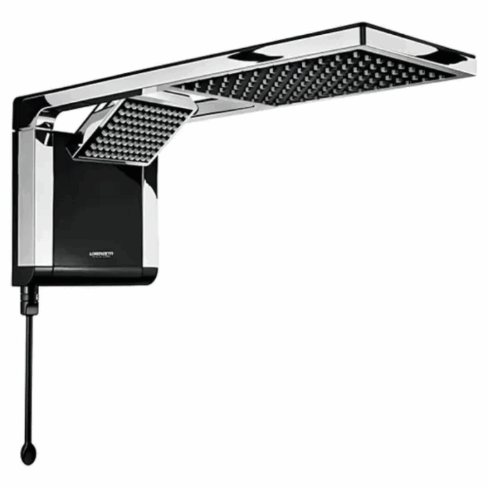 Chuveiro Eletrico Acqua Duo Black Cromado 127V 5500W Lorenzetti