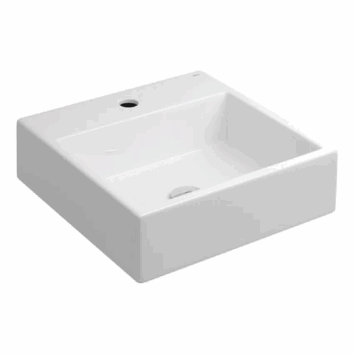 Cuba Apoio Quadrada c/Mesa 410mm Bco Gelo Deca